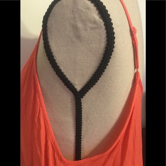 CORAL LACE RUFFLE DETAILED TOP - Picture 7 of 8